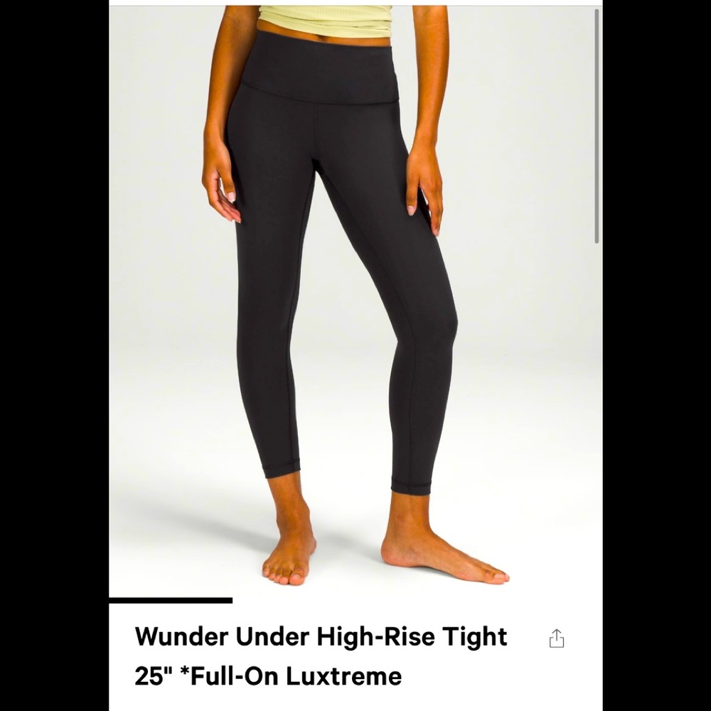 Lululemon Wunder Under 25” High Rise